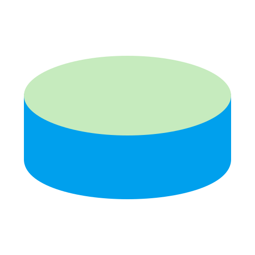 Hockey puck Generic color fill icon