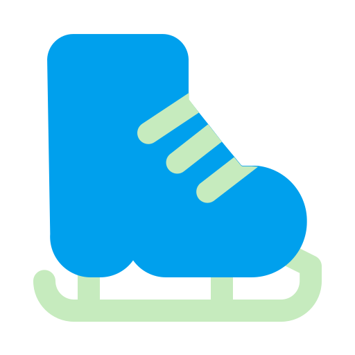 Ice skate Generic color fill icon