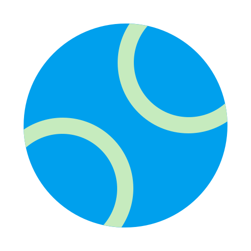 Tennis ball Generic color fill icon
