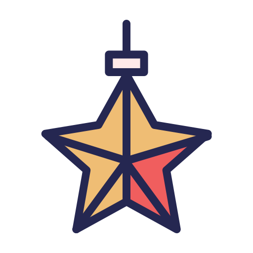 estrella de oro Generic color lineal-color icono