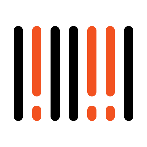 Barcode Generic color outline icon