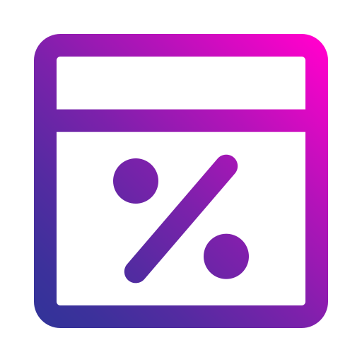 Black friday Generic gradient outline icon