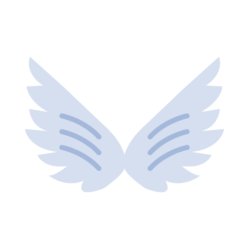 vleugels Generic color fill icoon