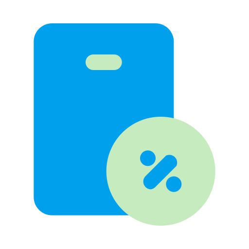 スマートフォン Generic color fill icon