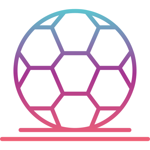 voetbal Generic gradient outline icoon