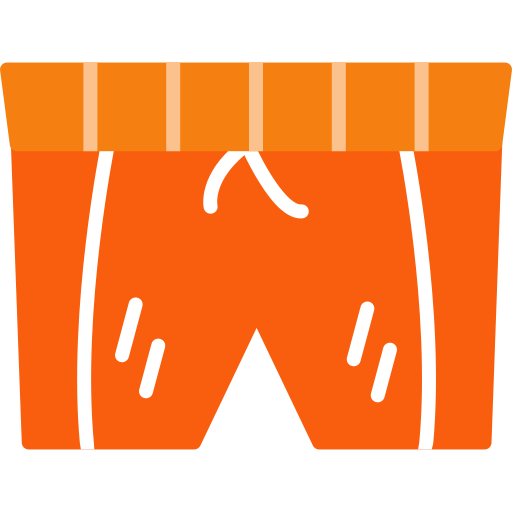 pantalones cortos de fútbol Generic color fill icono