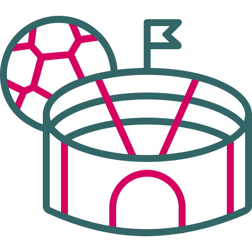 Stadium Generic color outline icon