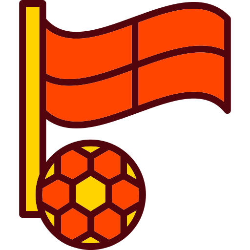 bandera de fuera de juego Generic color lineal-color icono