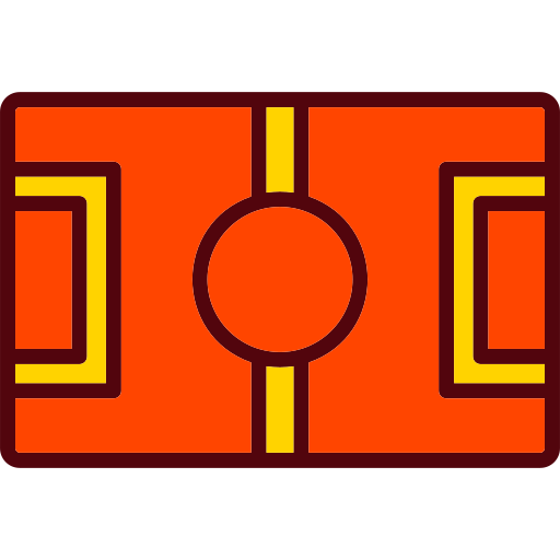 fussballplatz Generic color lineal-color icon