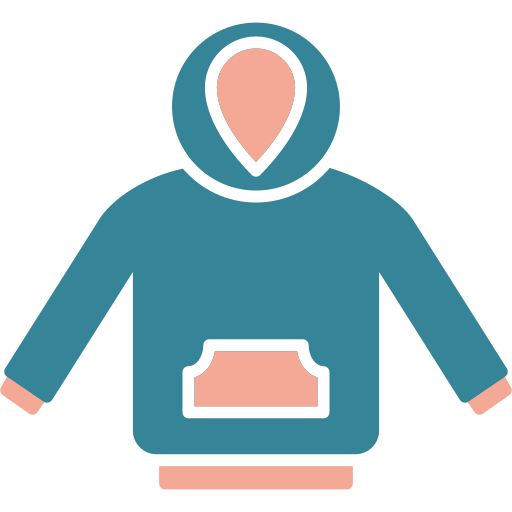 kapuzenpullover Generic color fill icon