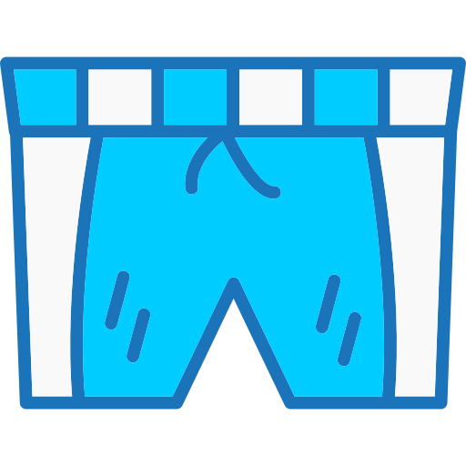 pantalones cortos de fútbol Generic color lineal-color icono