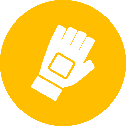 Sports gloves Generic color fill icon