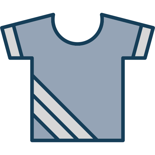 camiseta Generic color lineal-color icono