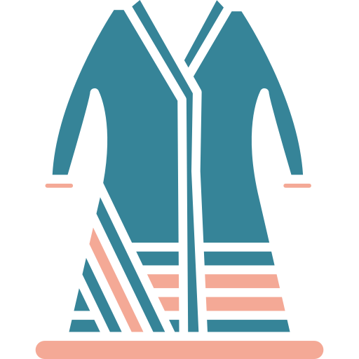 Банный халат Generic color fill иконка