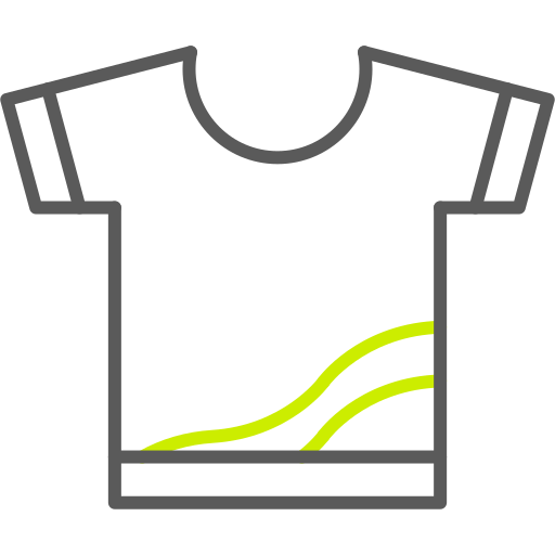 t-shirt Generic color outline Icône