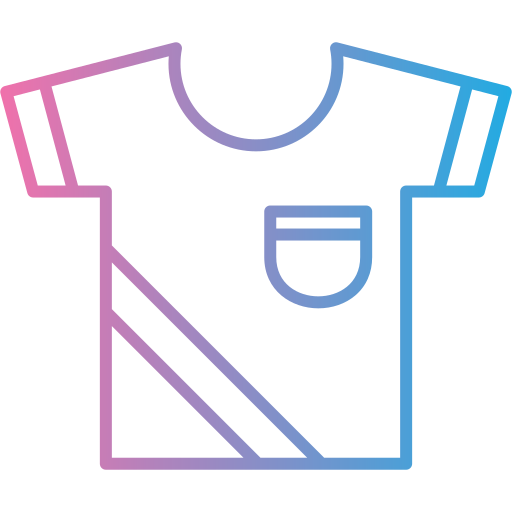Tshirt Generic gradient outline icon