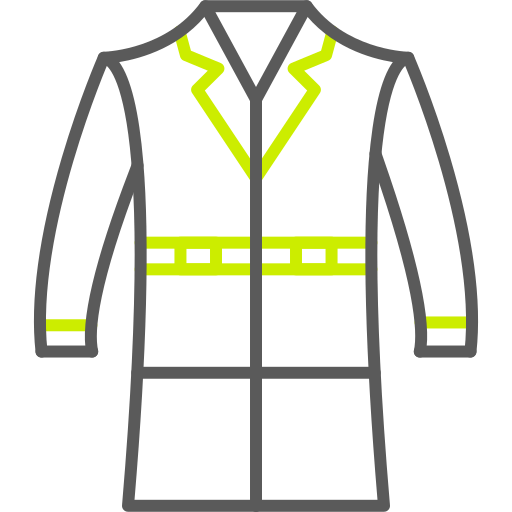abrigo largo Generic color outline icono