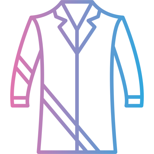 giacca lunga Generic gradient outline icona