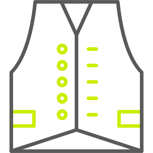 Vest Generic color outline icon