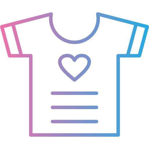 t-shirt Generic gradient outline icon