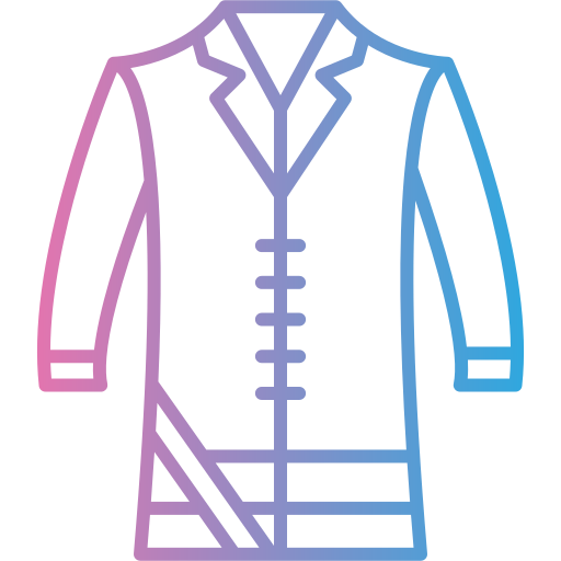 Длинное пальто Generic gradient outline иконка