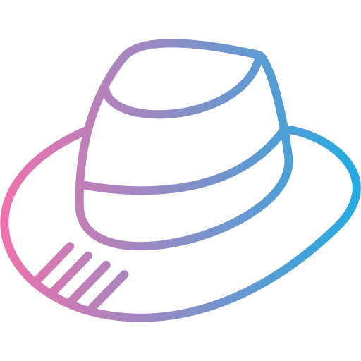 Fedora hat Generic gradient outline icon