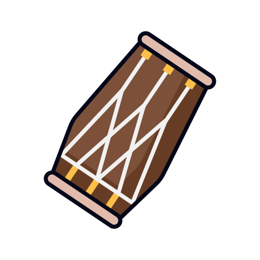 dholak Generic color lineal-color icon