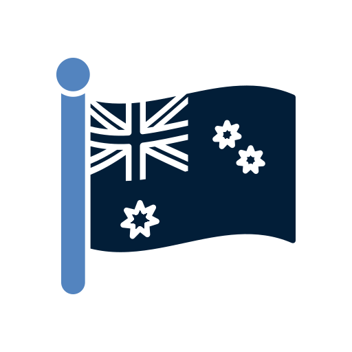Австралия Generic color fill иконка