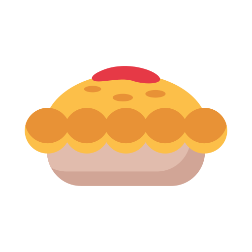 pastel de carne Generic color fill icono