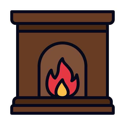 Fireplace Generic color lineal-color icon