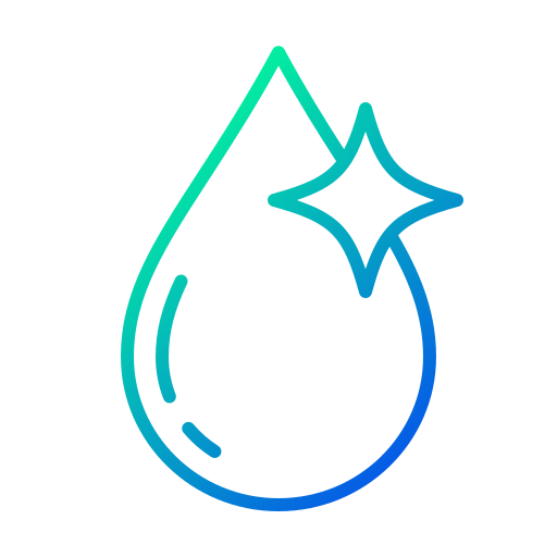 agua limpia Generic gradient outline icono