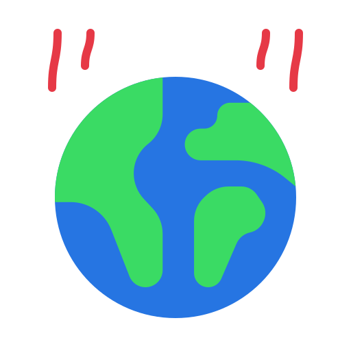 zmiana klimatu Generic color fill ikona