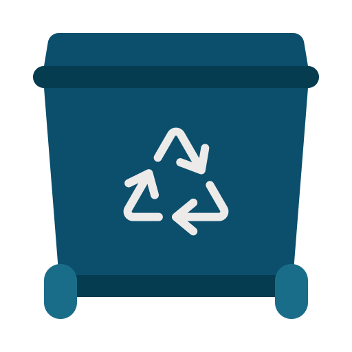 Trash can Generic color fill icon