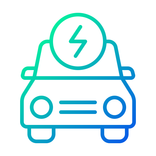 Electric car Generic gradient outline icon