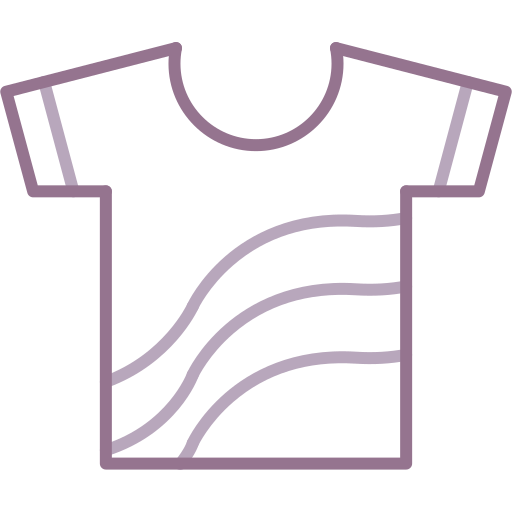 maglietta Generic color outline icona