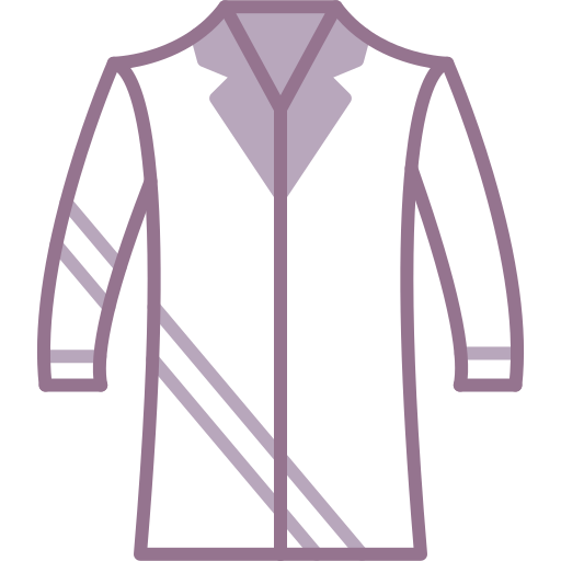długi płaszcz Generic color outline ikona