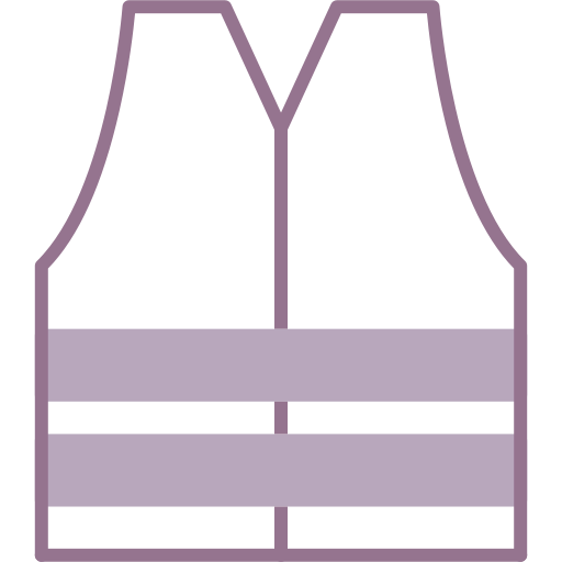 chaleco Generic color outline icono