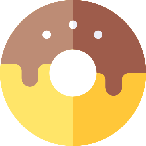 ドーナツ Basic Rounded Flat icon