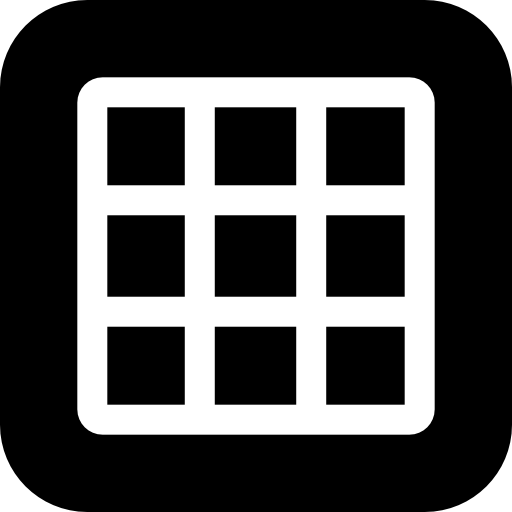 gofre Basic Rounded Filled icono