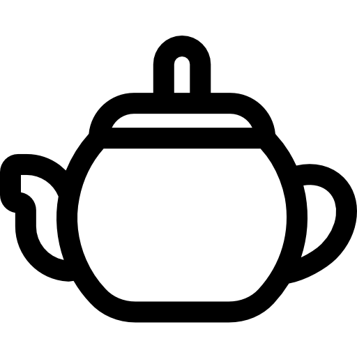 czajniczek Basic Rounded Lineal ikona