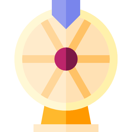 Fortune wheel Basic Straight Flat icon