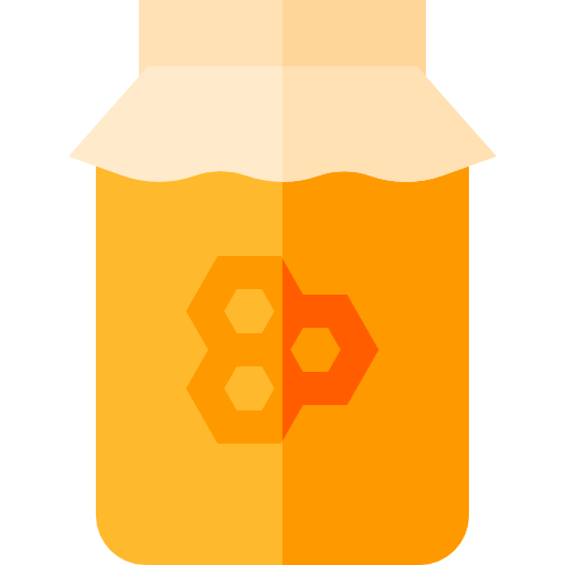 tarro de miel Basic Straight Flat icono