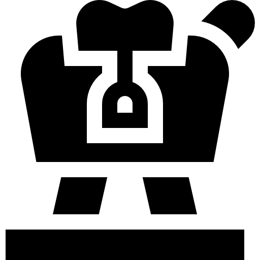 メカニカルブル Basic Straight Filled icon