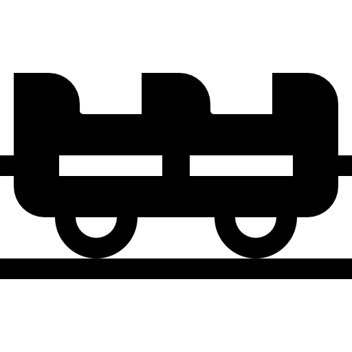 ジェットコースター Basic Straight Filled icon
