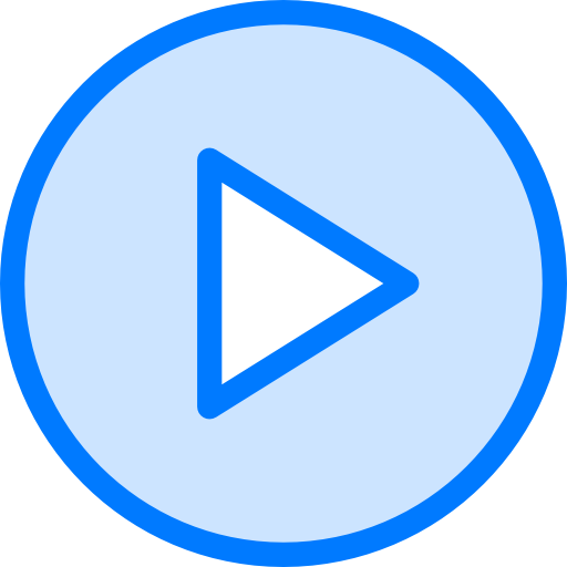 botón de play Vitaliy Gorbachev Blue icono