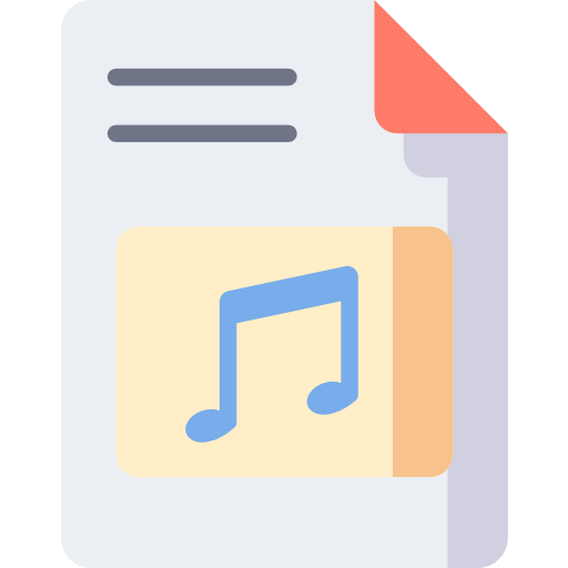 음악 파일 Special Flat icon