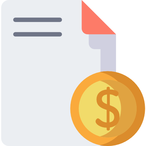 Invoice Special Flat icon