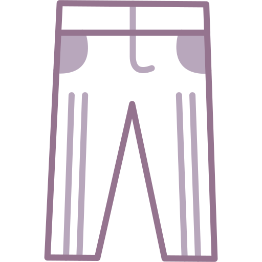 pantaloni Generic color outline icona
