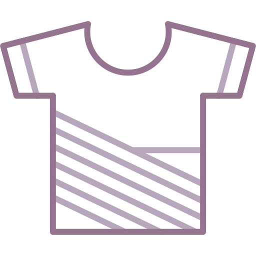 camiseta Generic color outline icono