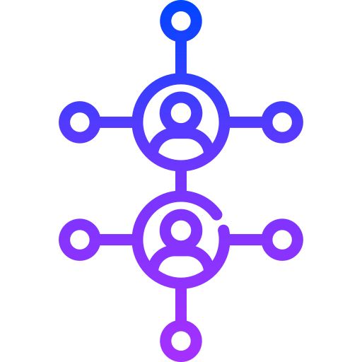 ネットワーキング Generic gradient outline icon